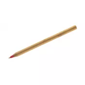 czerwony - Długopis bambusowy LASS