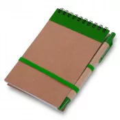 zielony - Notatnik ok. A6 z długopisem | Chapman