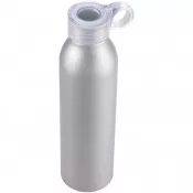 Srebrny - Aluminiowa butelka sportowa Grom 650 ml