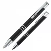 czarny - Długopis metalowy ASCOT