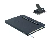 Notes A5 z długopisem 96 kartek w linię RINBOOK Francuski Granat