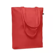 Torba płócienna z bawełny organicznej 270 g/m² COCO Czerwony