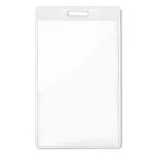 Identyfikator przezroczysty z PVC 7,5x12,5 cm BADGO