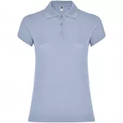 Zen Blue - Star koszulka damska polo z krótkim rękawem