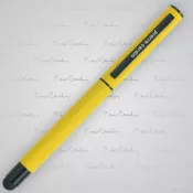 żółty - Pióro kulkowe touch pen, soft touch CELEBRATION Pierre Cardin