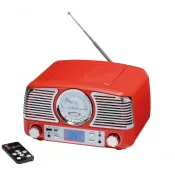 czerwony - Rejestrator radiowy bezprzewodowy CD DINER