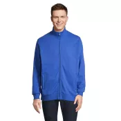 Bluza unisex rozpinana z kieszeniami Sol's COOPER Niebieski