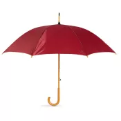 Parasol automatyczny 23,5" z drewnianą rączką CUMULI Burgund