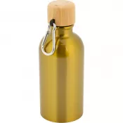 żółty - Butelka metalowa 400 ml MARILYN