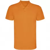Fluor Orange - Dziecięca sportowa koszulka polo z poliestru 150 g/m² ROLY MONZHA 