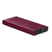 Powerbank 10 000 mAh aluminiowy POWERFLAT 10C Burgund