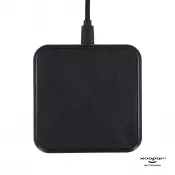 czarny - 2259 | Xoopar Iné Wireless Fast Charger - Recycled Leather 15W