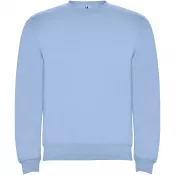 Błękitny - Ulan bluza unisex z zamkiem błyskawicznym na całej długości