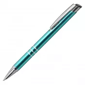 jasnoniebieski - Długopis reklamowy aluminiowy LINDO
