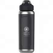 Czarny - Termoizolowany bidon na wodę Stanley Classic Wellspring 710 ml wykonany z recyklingowanej stali nierdzewnej