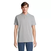 Koszulka polo unisex z czesanej bawełny Sol's PULSE Pure Grey
