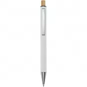 Biały - Cyrus długopis z aluminium z recyklingu