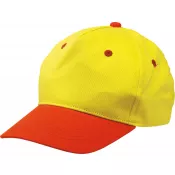 żółty - Czapka baseballowa dziecięca CALIMERO