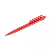 czerwony - Długopis reklamowy plastikowy KEDU
