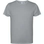 Szary - Estoril short sleeve kids t-shirt