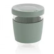 zielony - Szklany kubek podróżny Ukiyo 360 ml