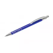 niebieski - Długopis reklamowy metalowy RING