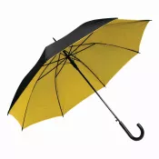 czarny, żółty - Parasol automatyczny