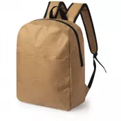 neutralny - Plecak z laminowanego papieru z recyklingu