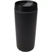 Czarny - Sedona - kubek plastikowy o pojemności 480 ml, z podwójnymi ściankami