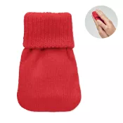 Ogrzewacz do rąk w dzianinowym pokrowcu WARMMUFF Czerwony