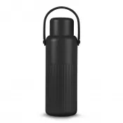 czarny - Kolba termiczna Sagaform Theo (z recyklingu) 1 L