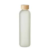 Butelka szklana z bambusową pokrywką 650 ml LOM
