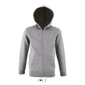 Bluza dziecięca z kapturem 260 g/m² Sol's STONE KIDS Szary Melanż 2