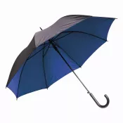 czarny, niebieski - Parasol automatyczny
