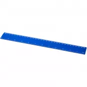 Niebieski - Refari linijka z tworzywa sztucznego pochodzącego z recyklingu o długości 30 cm