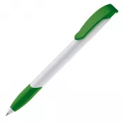 biało / zielony - Długopis Apollo (kolor nietransparentny)
