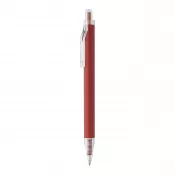 czerwony - Długopis aluminiowy PeekThru