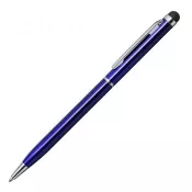 niebieski - Długopis aluminiowy Touch Tip