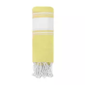 żółty - Ręcznik plażowy 90 x 180 cm Botari 80% bawełny / 20% poliestru