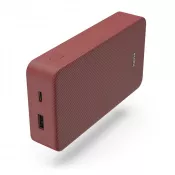 czerwony - Power bank 20000 mAh Hama Power Pack