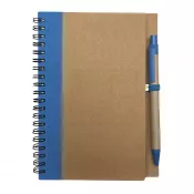 niebieski - Notes B6 z długopisem Dalvik