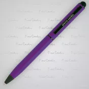 fioletowy - Długopis metalowy touch pen, soft touch CELEBRATION Pierre Cardin