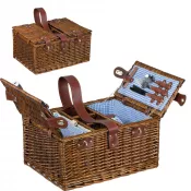 brązowy - Kosz piknikowy dla 4 osób