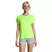 Koszulka sportowa damska 140 g/m² Sol's SPORTY WOMEN Neon Yellow