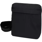 Czarny - Arca - torba typu crossbody (przewieszana na ukos), wykonana z recyklingowanego poliamidu z cetyfikatem GRS