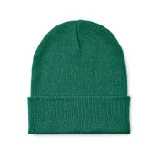 Czapka zimowa unisex z mankietem BEANIX Ciemnozielony