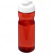Biały-Czerwony - Bidon H2O Eco o pojemności 650 ml z wieczkiem zaciskowym