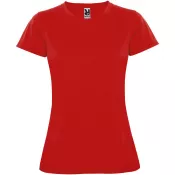 Czerwony - Damska koszulka poliestrowa 150 g/m² ROLY MONTECARLO WOMAN 0423