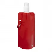 czerwony - Carabol składana butelka RPET