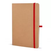 czerwony - Zeszyt w miękkiej okładce Kraft Paper A5